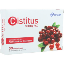 Uriach Cistitus 30 Comp - Arándano Rojo