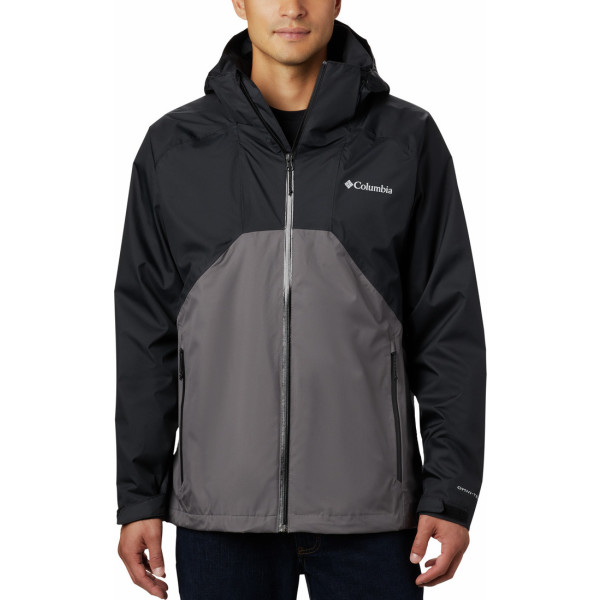 Columbia Rain Scape - Jacket Black City Gre (010)