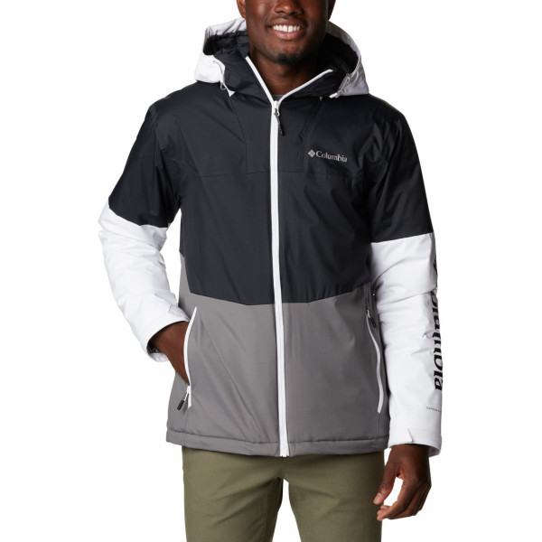Columbia Point Park - Insulated Jacket Black City Gre (012)