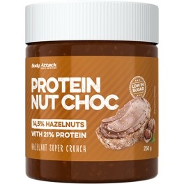 Body Attack Sports Nutrition Protein Nut Choc Crunchy - Chocolate y Nueces 250 gr Body Attack Sports Nutrition Protein Nut Choc Crunchy - Chocolate y Nueces 250 gr