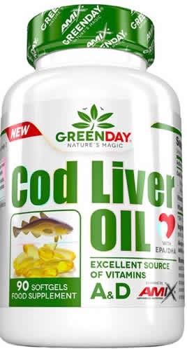 Amix GreenDay Cod Liver Oil 90 caps Amix GreenDay Cod Liver Oil 90 caps
