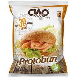 CiaoCarb ProtoBun Bollo de Pan Fase 2 1 bollo x 40 gr CiaoCarb ProtoBun Bollo de Pan Fase 2 1 bollo x 40 gr
