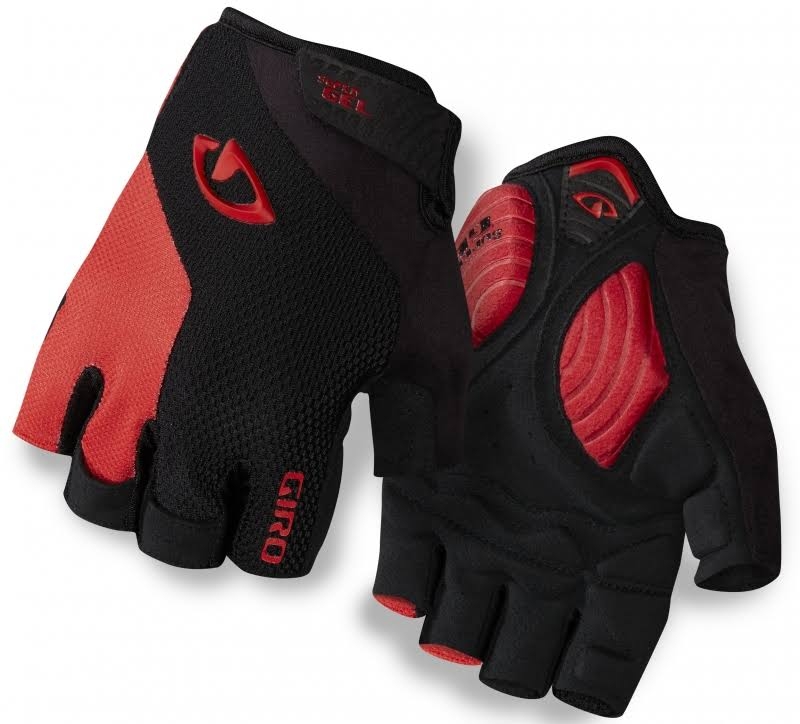 Giro Guantes Strate Dure Supergel Negro/Rojo Giro Guantes Strate Dure Supergel Negro/Rojo