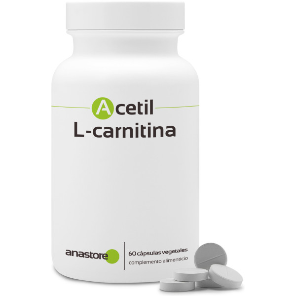 Anastore Acetil L - Carnitina * 500 Mg / 60 Comprimidos * Pureza Garantizada Superior Al 99%