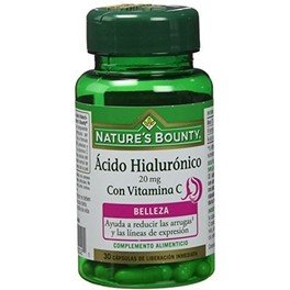 Nature´s Bounty Acido Hialuronico 20 mg con Vitamina C 30 caps