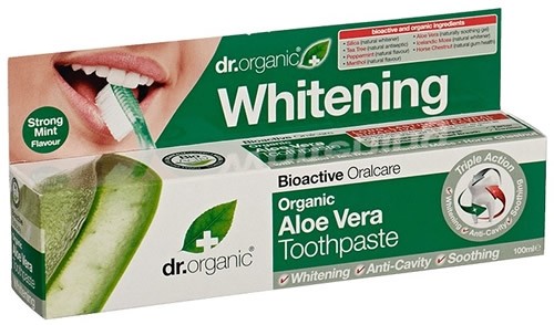 Dr Organic Pasta Dental de Aloe Vera 100 ml Dr Organic Pasta Dental de Aloe Vera 100 ml