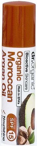 Dr Organic Moroccan Argan Oil Lip Balm infused with Avocado & Almond - Balsamo Labial de Aceite de Argan 5,7 ml Dr Organic Moroccan Argan Oil Lip Balm infused with Avocado & Almond - Balsamo Labial de Aceite de Argan 5,7 ml