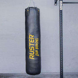 Ruster Saco De Boxeo 55 Kg 180 Cm - Negro/amarillo