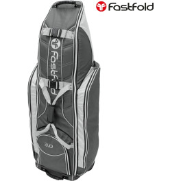 Ecd Germany Fastfold Bolsa De Golf Trolley Unisex 3.0 Negro/plata 3 Bolsillos Con Cremallera 3 Asas De Transporte Y Accesorios D