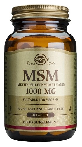 Solgar MSM 1000 mg 60 tabs Solgar MSM 1000 mg 60 tabs