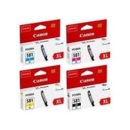 Canon Tinta Bk C M Y - Pixma Ts615x Ts815x Ts915x Tr755x Tr855x - Cli-581xl Pack 4 Colores