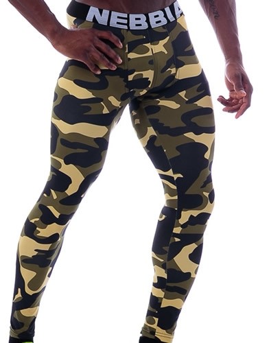 Nebbia Leggins Largo Hombre Camo - Camuflaje Verde Nebbia Leggins Largo Hombre Camo - Camuflaje Verde