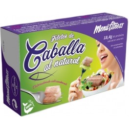 Menu Fitness Filetes de Caballa al Natural 120 gr Menu Fitness Filetes de Caballa al Natural 120 gr