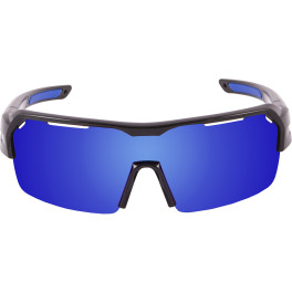 Ocean Sunglasses Gafas de sol RACE unisex Montura negro brillo con Lentes azul espejo