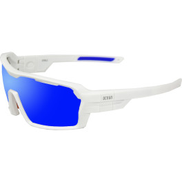 Ocean Sunglasses Gafas De Sol Chameleon Montura Blanco Mate Con Lentes Azul Espejo