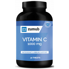 Zumub Vitaminas C 1000mg 50 Pastillas