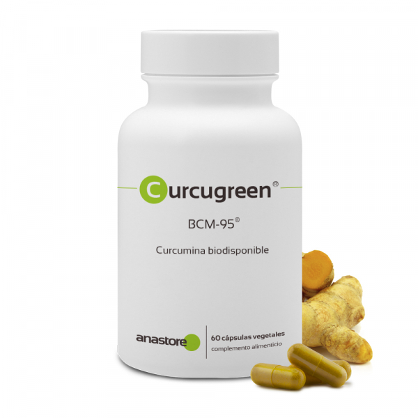 Anastore Curcugreen * 350 Mg / 60 Cápsulas * Curcumina Biodisponible Titulada Al 95% En Curcuminoides