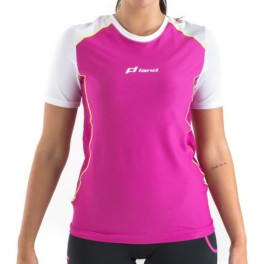 Land Camiseta M/corta Trail Mujer Triumph (rosa-blanco)