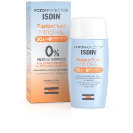 Isdin Fotoprotector Fusion Fluid Mineral 0% Filtros Químicos Spf50 Unisex