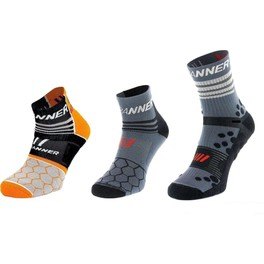 Ultranner - Pack Calcetines Trail Running Hombre Y Mujer Calcetines Trail Running Ciclismo Hombre Y Mujer - Calcetín Coolmax Antiampollas