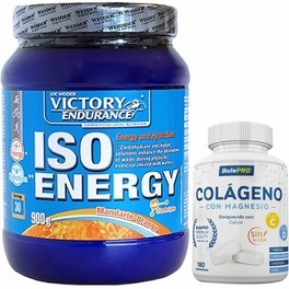 Pack Victory Endurance Iso Energy 900g + BulePRO Colageno con Magnesio 180 comp