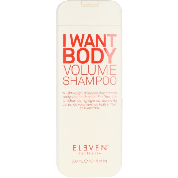 Eleven Australia I Want Shampoo Volume Corporal 300 ml Unissex