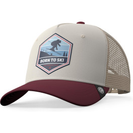 The Indian Face Gorra - Born To Ski Brown / Grey / Red