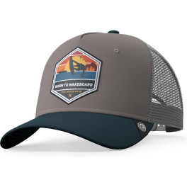 The Indian Face Gorra - Born To Wakeboard Grey / Blue