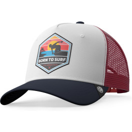 The Indian Face Gorra - Born To Surf White / Red / Blue