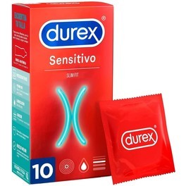 Durex Sensitivo Slim Fit 10 Unidades - Preservativos