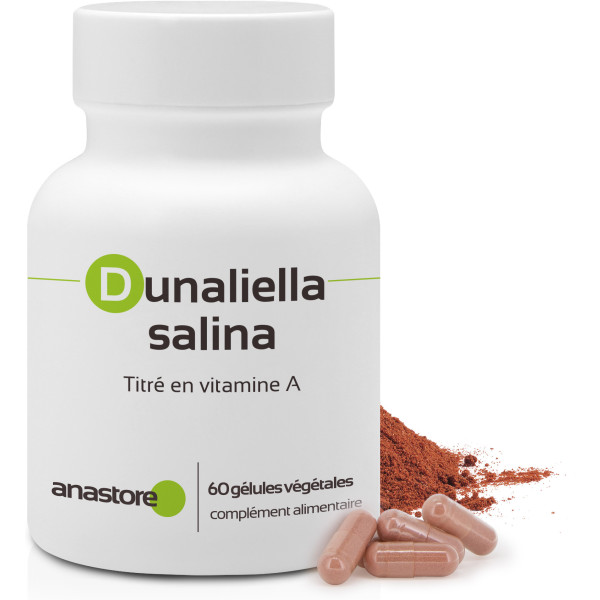 Anastore Dunaliella Salina (vitamina A Vegetal) * 16 Mg / 60 Cápsulas * Titulado Al 30% En Beta-caroteno
