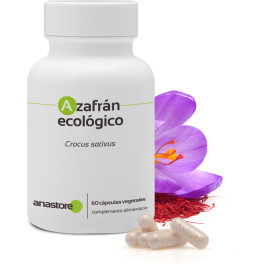 Anastore Azafrán Ecológico * 15 Mg / 60 Cápsulas * Contribuye Al Equilibrio Emocional