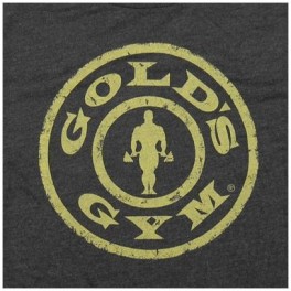 Gold Gym Youth Weight Plate Tee - Gold's Gym - (l-grande - Charcoal)
