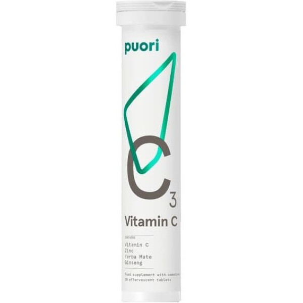 Puori Vitamina C - Tabletas Efervescentes 20 Tabs