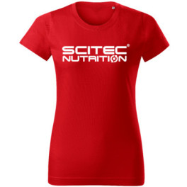 Scitec Nutrition Camiseta Basic Mujer Rojo