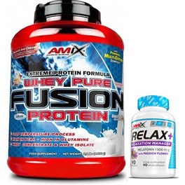 Pack REGALO Amix Whey Pure Fusion 2,3 kg + Relax 30 Caps