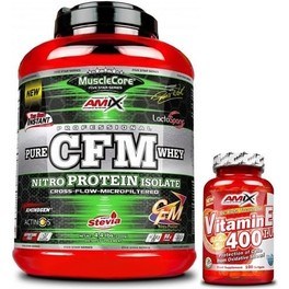 Pack REGALO Amix MuscleCore CFM Nitro Protein Isolate 2 kg + Vitamina E 30 Caps