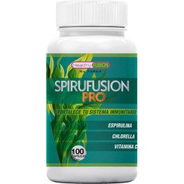 Healthy Fusion Spirufusion Pro 100 Cáps - Espirulina con Chlorella y Vitamina C