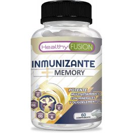 Healthy Fusion Inmunizante Memory60 comprimidos  - Complejo Multivitamínico con Minerales. Potencia la Capacidad Cerebral