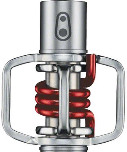 Crank Brothers Pedales Egg Beater 1 Plata - Rojo Crank Brothers Pedales Egg Beater 1 Plata - Rojo
