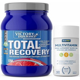 Pack Victory Endurance Total Recovery 1250g + BulePRO Multivitaminas 60 Caps
