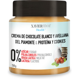 Xavier Mor Crema Proteica Chocolate Blanco Y Cookies Sin Azúcar Sin Polialcoholes Vegana
