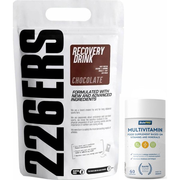 Pack 226ERS Recovery Drink 1 kg + BulePRO Multivitaminas 60 Caps