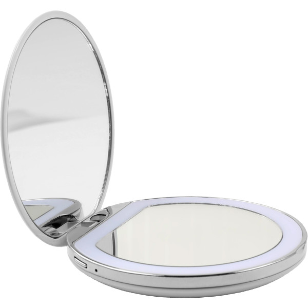Ailoria Maquillage Espejo De Bolsillo Con Iluminación Led Regulable (usb) - Blanco