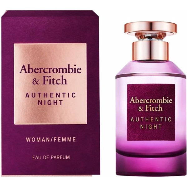 Abercrombie & Fitch Authentic Night Eau De Parfum Vaporizador 50 Ml Unisex