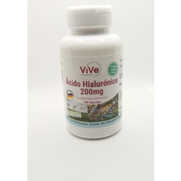 Vive Supplements ácido Hialurónico 200mg - 120 Caps - Piel Y Articulaciones