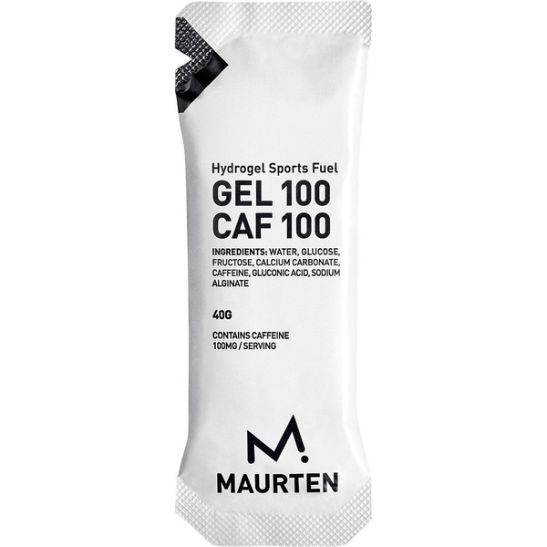Maurten Gel 100 Caf 100 1 Gel x40 Gr - Único Gel Energético con Tecnología Hydrogel. Sin gluten / Vegano