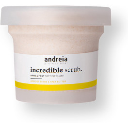Andreia Professional Incredible Scrub Exfoliante Suave Para Manos & Pies 200 G