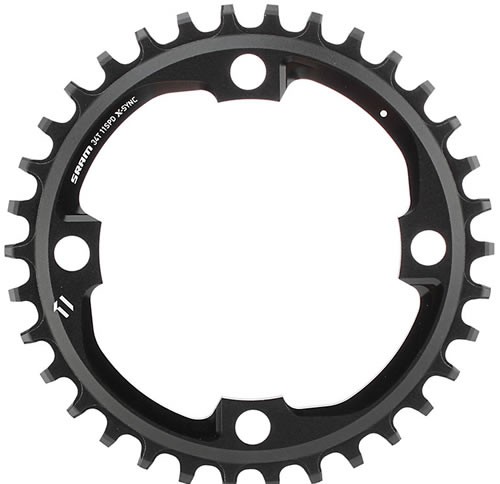 Sram Plato Mtb X01 34T 11V 104Bcd Negro/Plata Sram Plato Mtb X01 34T 11V 104Bcd Negro/Plata