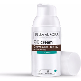 Bella Aurora Cc Cream Anti-manchas Oil Free Spf50 30 Ml Unisex
